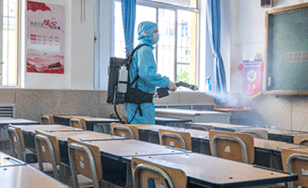 Schools Ready for Reopening after Conducting Electrostatic Disinfection 