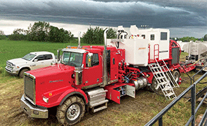 Jereh Hydraulically-Powered Cementing Truck Successfully Applied in Canada