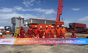 Jereh Turbine Fracturing Equipment Delivers Improvements of Unconventional Energy Exploitation